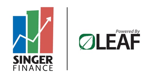 SingerFinance-PoweredByLEAF-Logo_Page_1 SingerFinance-PoweredByLEAF-Logo_Page_1